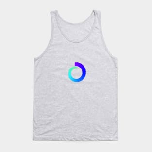 Infinity spiral purple to green Tank Top